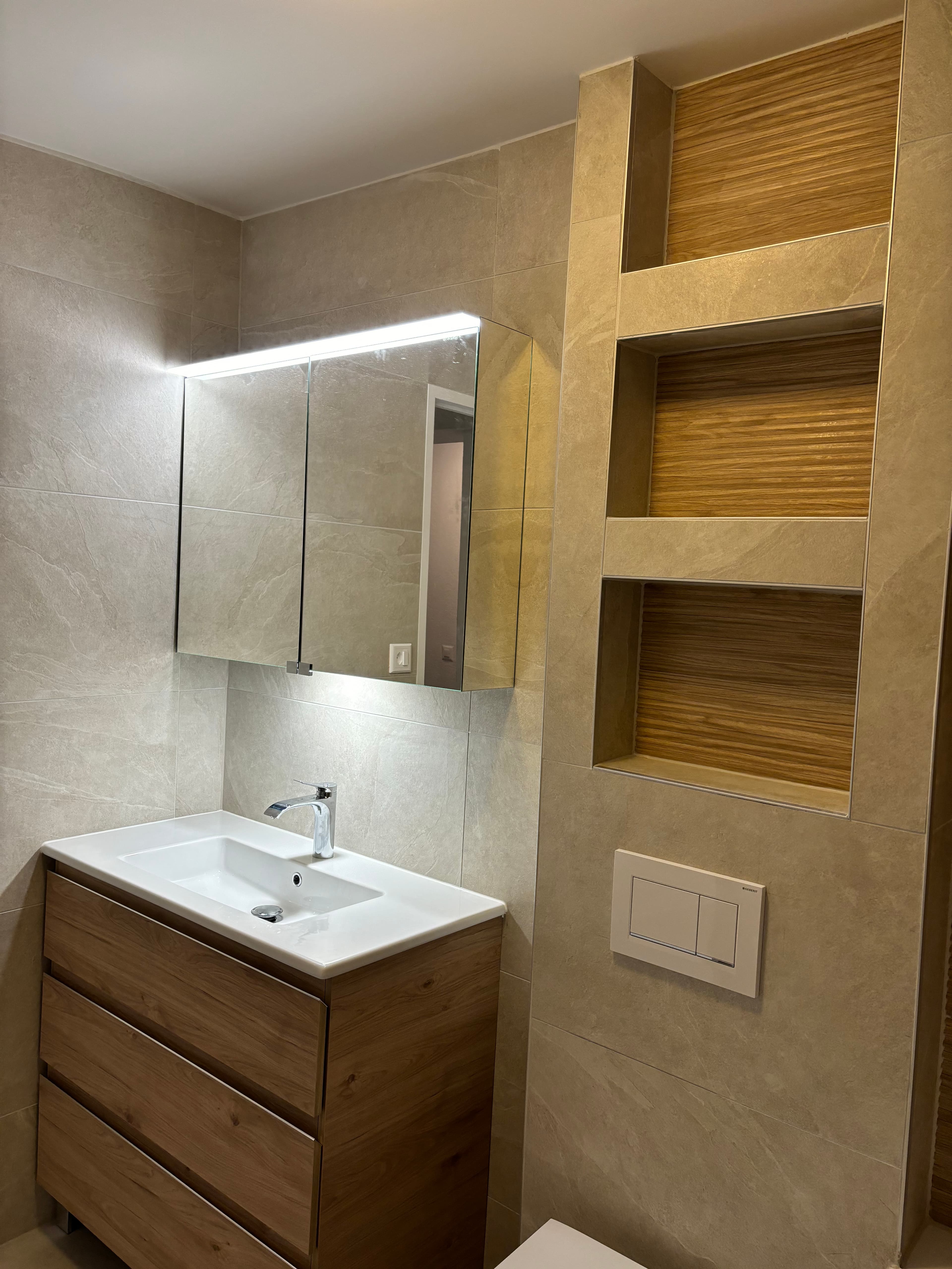 Rénovation complète de salle de bains