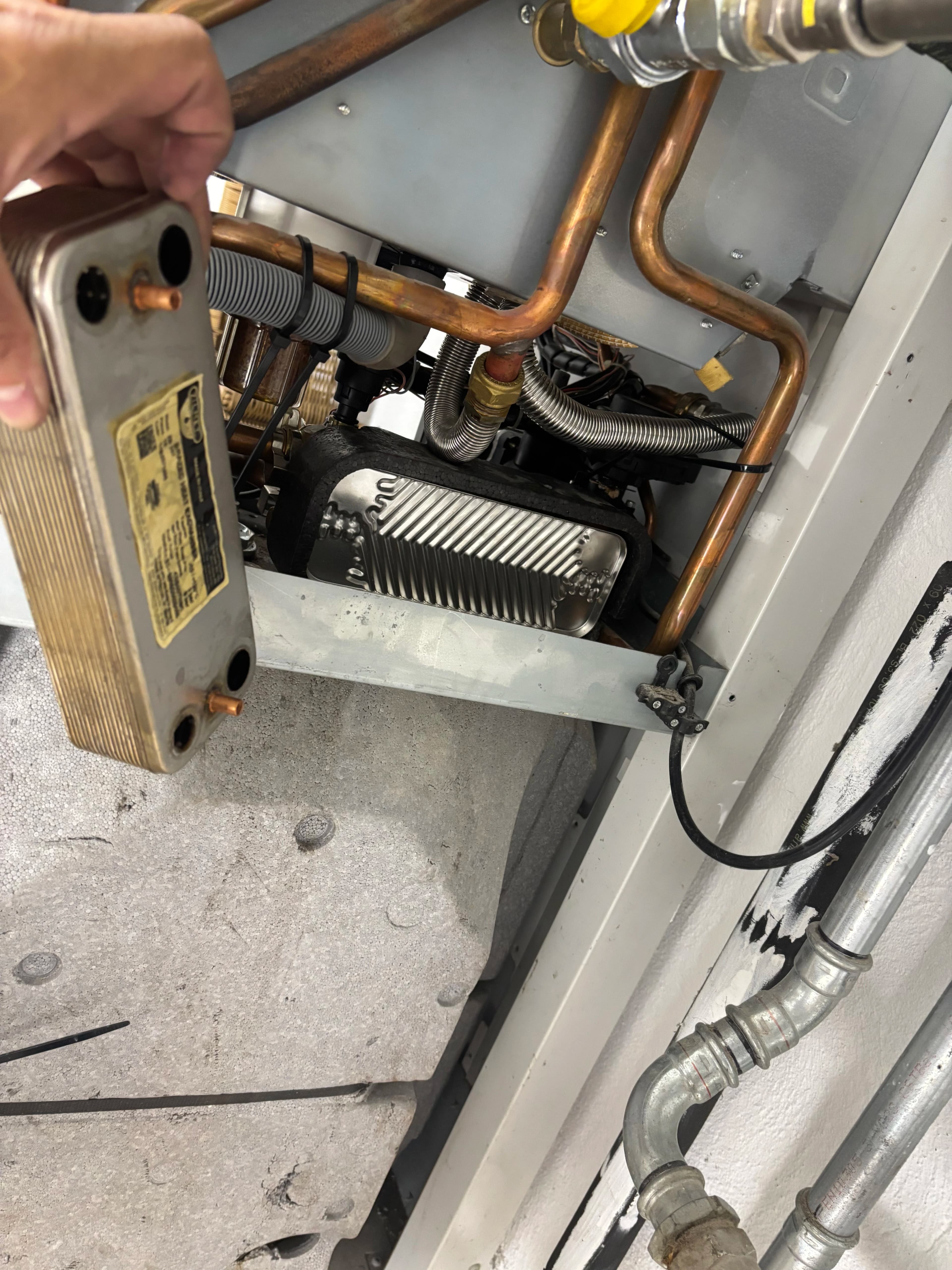 Installation de chauffage centrale